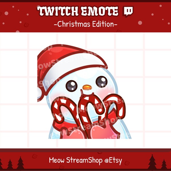 Candy Cane Emoji Etsy