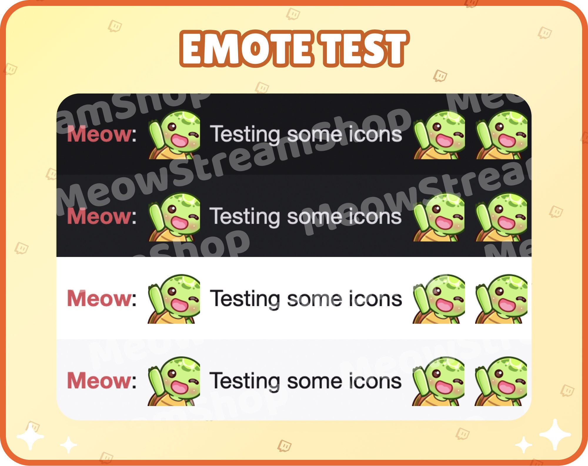 Tortoise Hello Twitch Emote / Cute Tortoise Waving, Hi, Hello, Bye Emotes / Kawaii ...