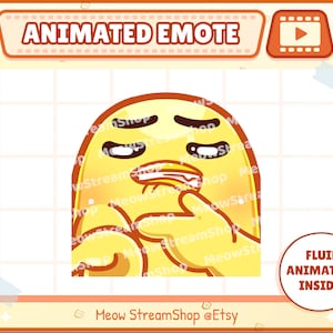 Twitch Animated Emote  / Cute Chick Animated Emotes SHEESH, SHEEESH Emote/ Cute duckling Sub Emoji, Discord Emote