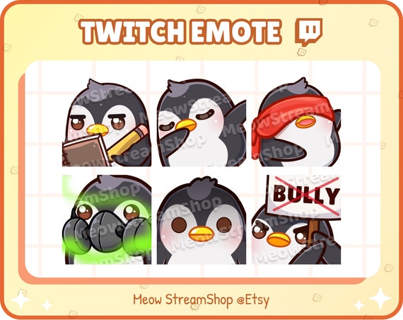 Twitch Emote / Cute Penguin Emoji Pack 7 take Notes Dab - Etsy Sweden Twitch Emote / Cute Penguin Emoji Pack 7 take Notes Dab - Etsy Sweden