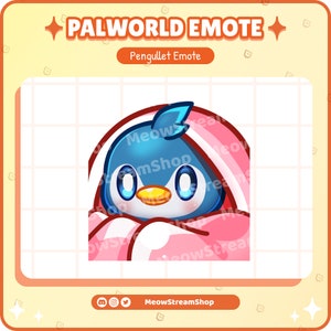 Twitch Emote  / Palworld Pengullet Comfy, blanket, warm, cozzy emote / Cute Pal emotes for Twitch, Discord, Youtube, etc