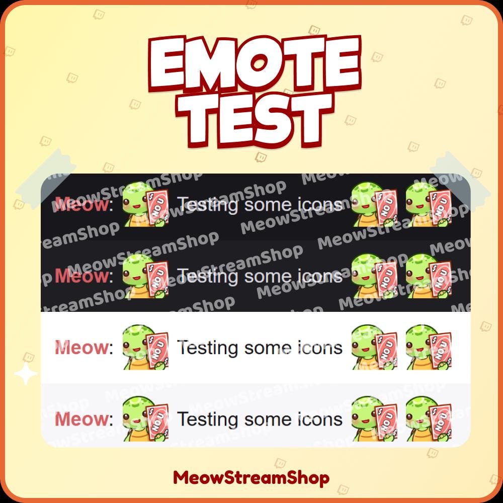 Tortoise No U, Uno Reverse Emote – Cute Twitch Emote PNG | Discord ...