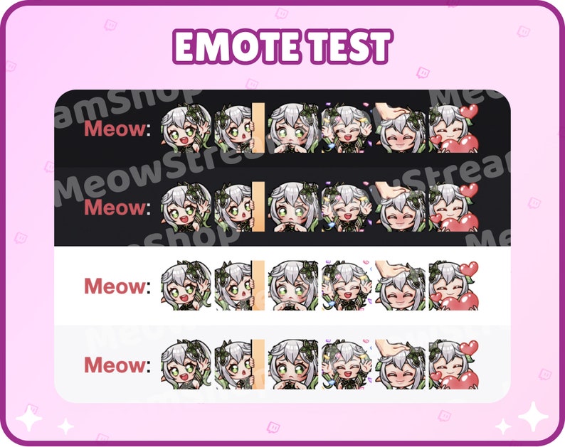 Twitch Emote Archon Nahida Kusanali Emotes Pack 1 Waving Etsy Israel