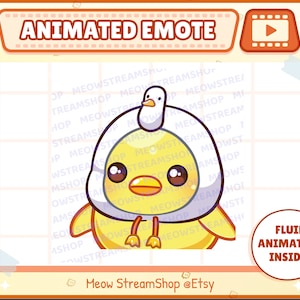 Twitch Animated Emote  / Cute Chick Animated Wiggle, Dance Emotes  / Sub Emoji, Discord Emote, Animation GIF Emotes