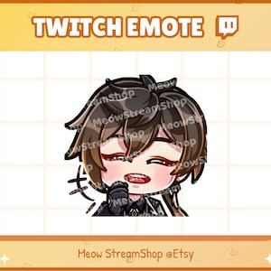Twitch Emote / Archon Zhongli Morax Rex LOL, Laugh, Giggle, LUL Emotes ...