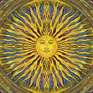 CBS SUN ART/ Collectors Item / Happiness in Home/Sun Energy/ Symbol Of Abundance Vitality Creativity/Gift For Fans/ Gift For Dad/ For Bo