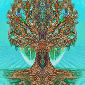 TREE OF LIFE/ Blessings/ Spiritual Art/ Holistic Home