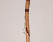 Ceremony Pagan Wizard Witches Long Spiral Design Staff