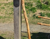 Small Walking Stick Intricate Burnt Pleiadian Symbols