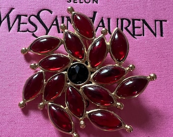 Broche vintage YSL Yves Saint Laurent