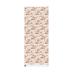Vintage Christmas Toile Wrapping Paper, Holiday Gift Wrap, Festive Xmas Packaging, Retro Decoration, Winter Theme Stationery, Traditional image 5