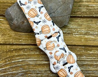 Halloween watch band for apple watch silicone pumpkin bats  38mm 40mm 41mm 42mm 44mm 45mm ghosts, ghouls, spooky band gift