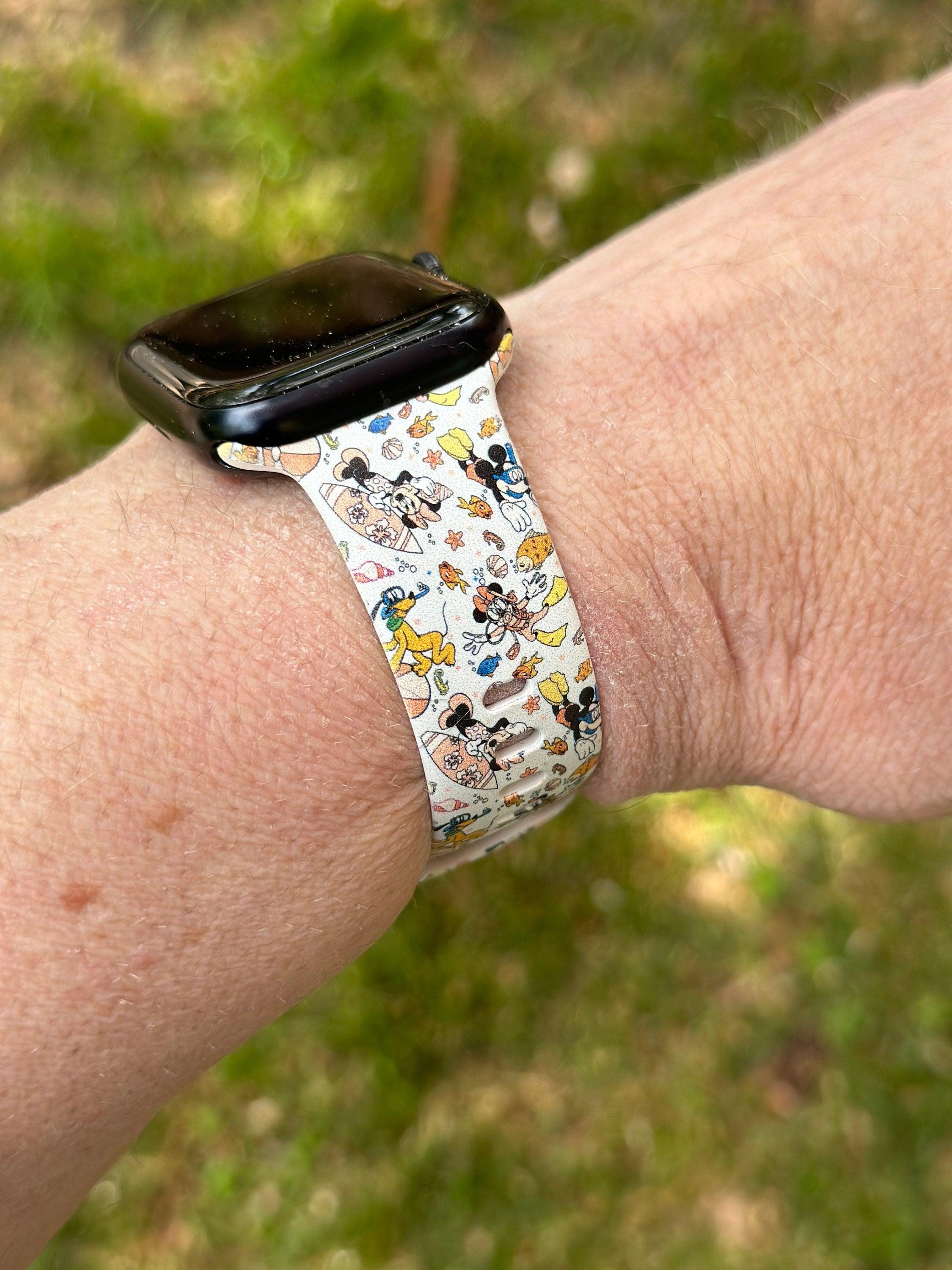 Magical Mouse Apple Watch-band: Travel Park-siliconenband