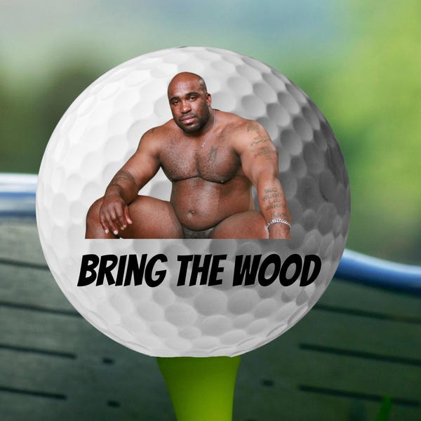 Funny golf balls Barry Woods Golfer Gift Dad Him Accessories