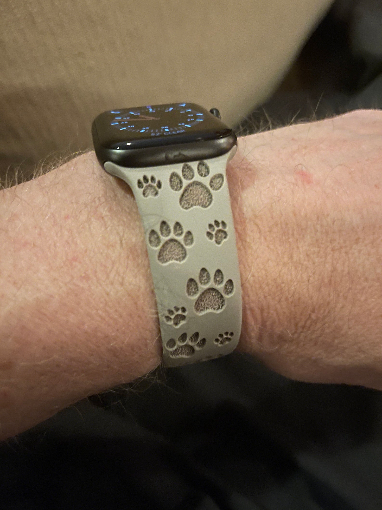 Watchband for Apple Watch Dog Paw Print Watch Band Etsy