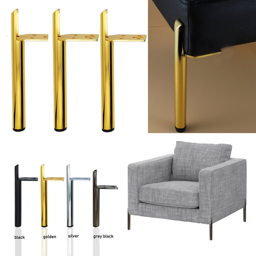13cm 15cm 18cm 20cm Straight Golden Metal Furniture Feet Sofa Etsy