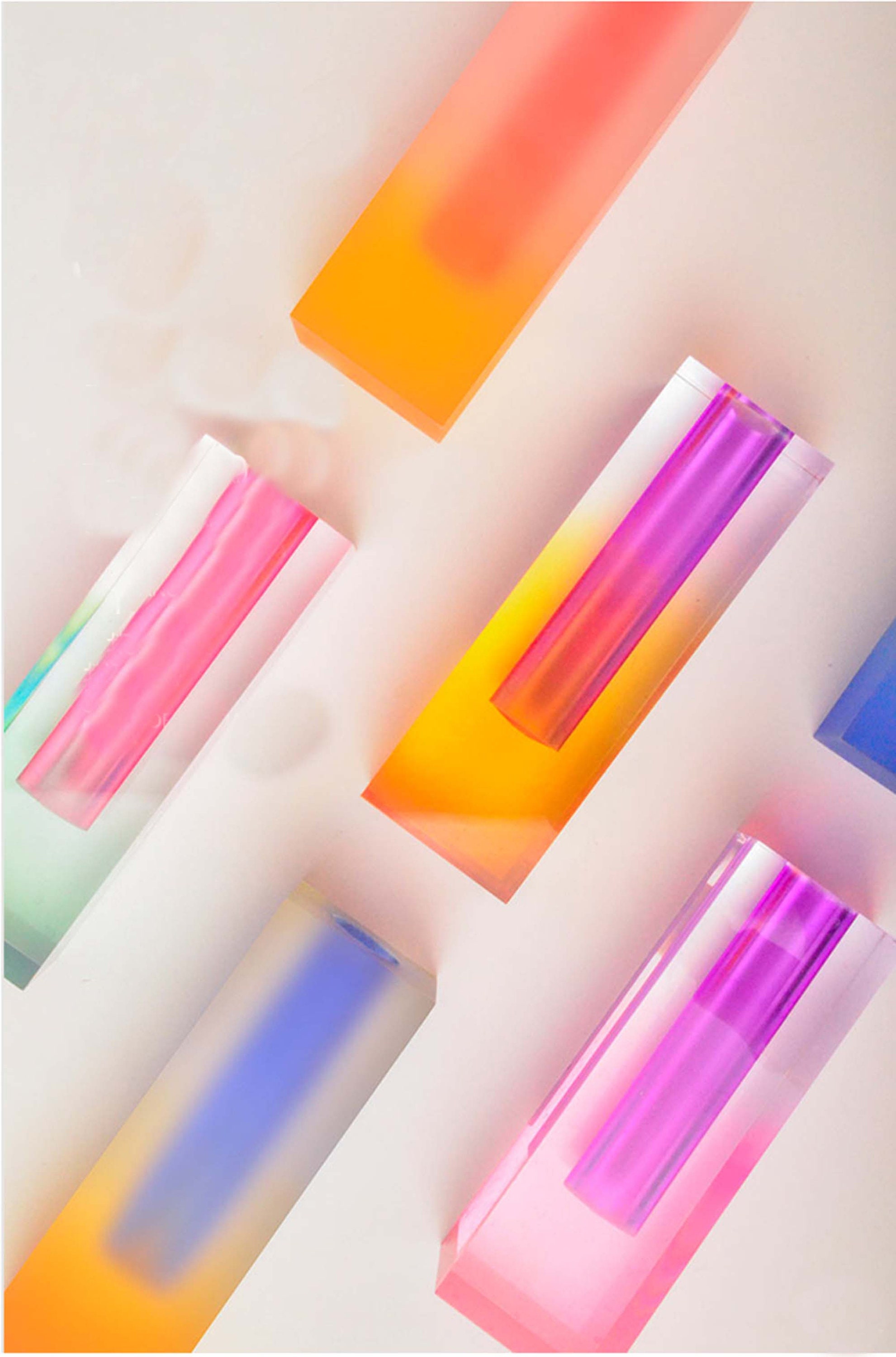 5pcs Ins Acrylic Crystal Vase Decoration Living Room Flower Etsy