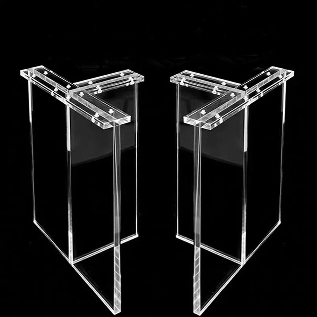Acrylic Table Legs Tshaped Hightransparent Dining Table Tea Table
