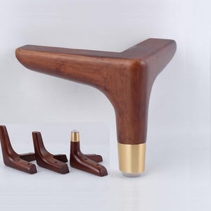 Houten meubelpoten (4-delige set): bank, kast, tafelpoten