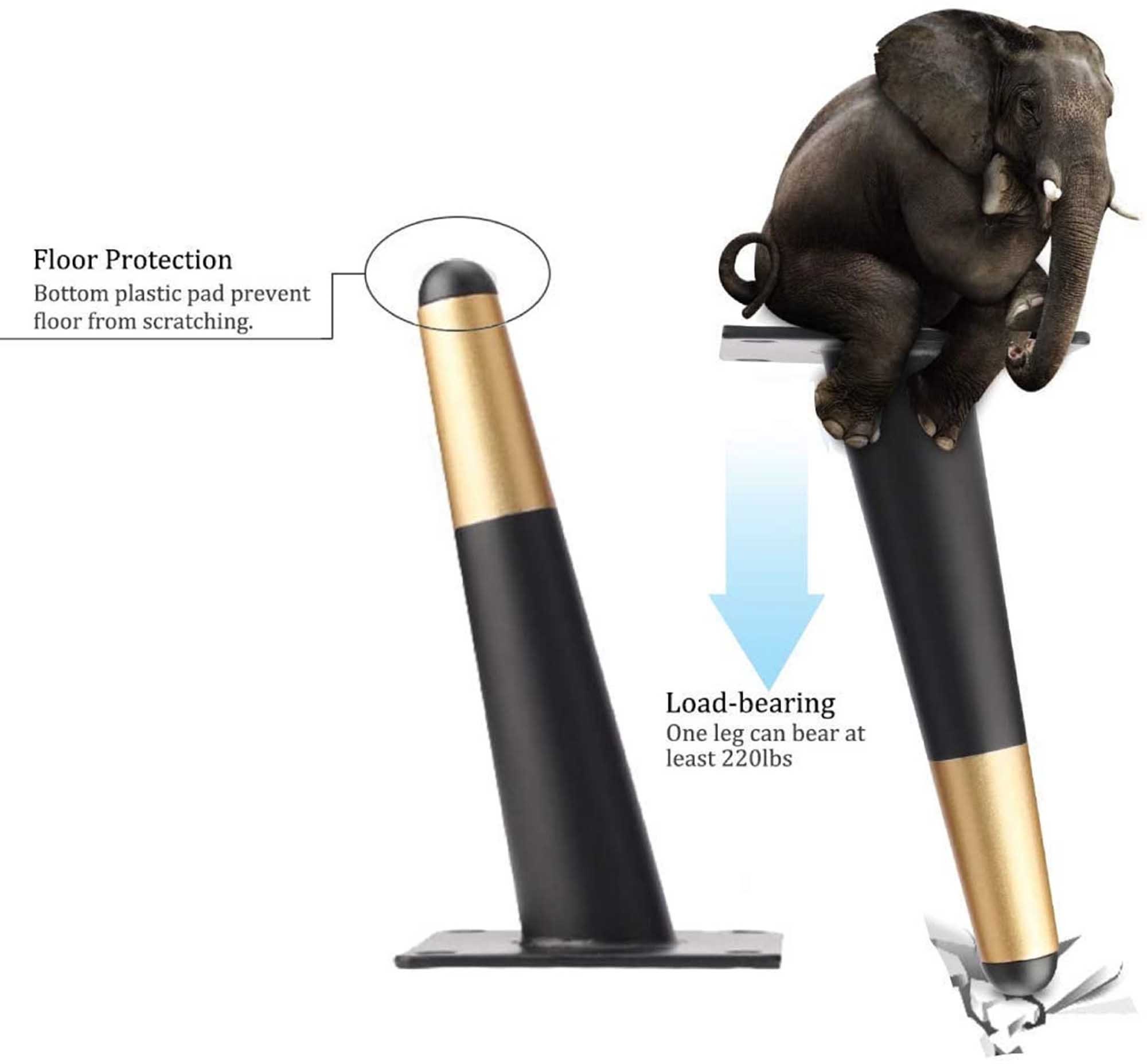 7.8'' Schräge Möbelbeine Schwerer Schrank Stuhl Tisch | Etsy