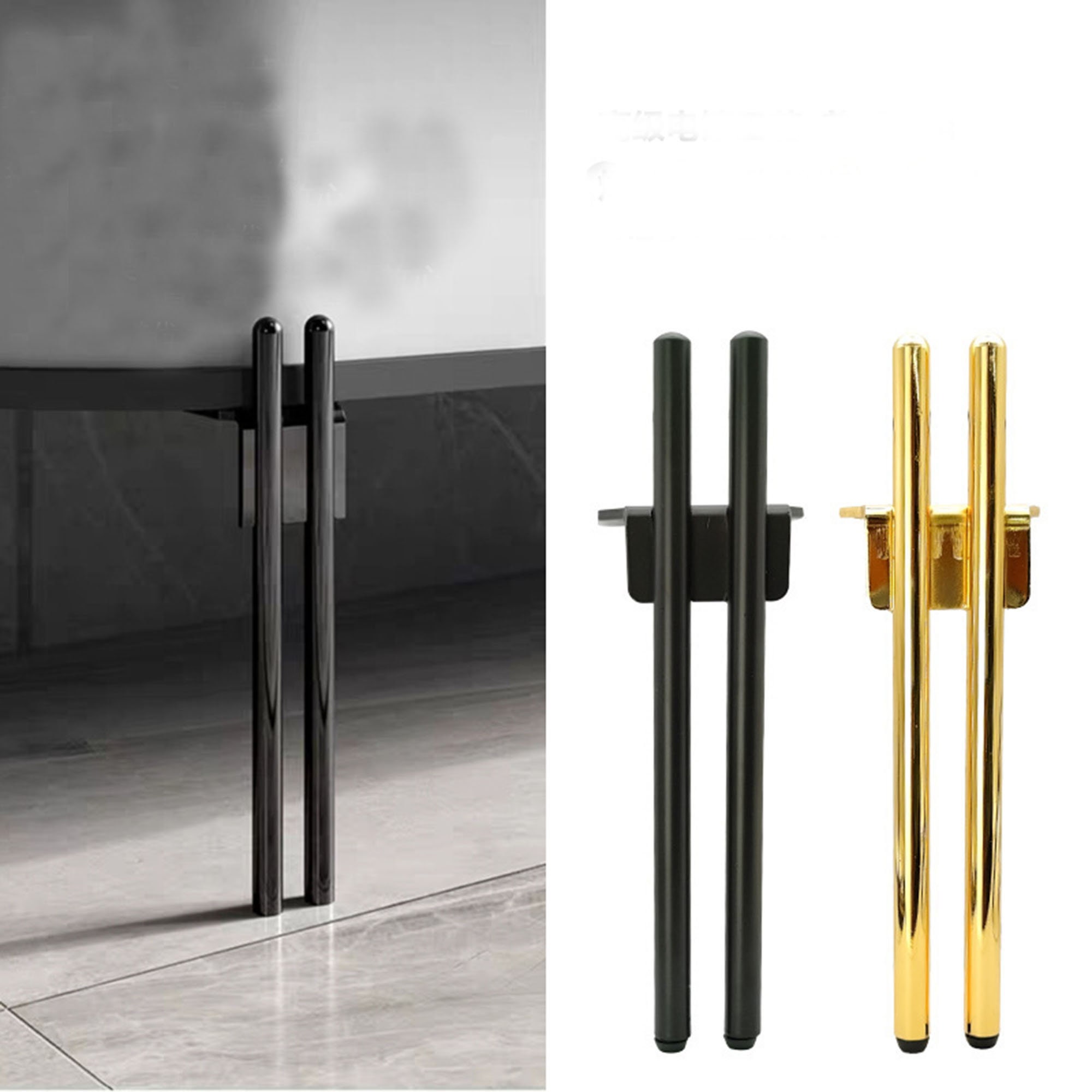 4pc 15cm 18cmstraight Golden Metal Furniture Legs Sofa Foot Etsy