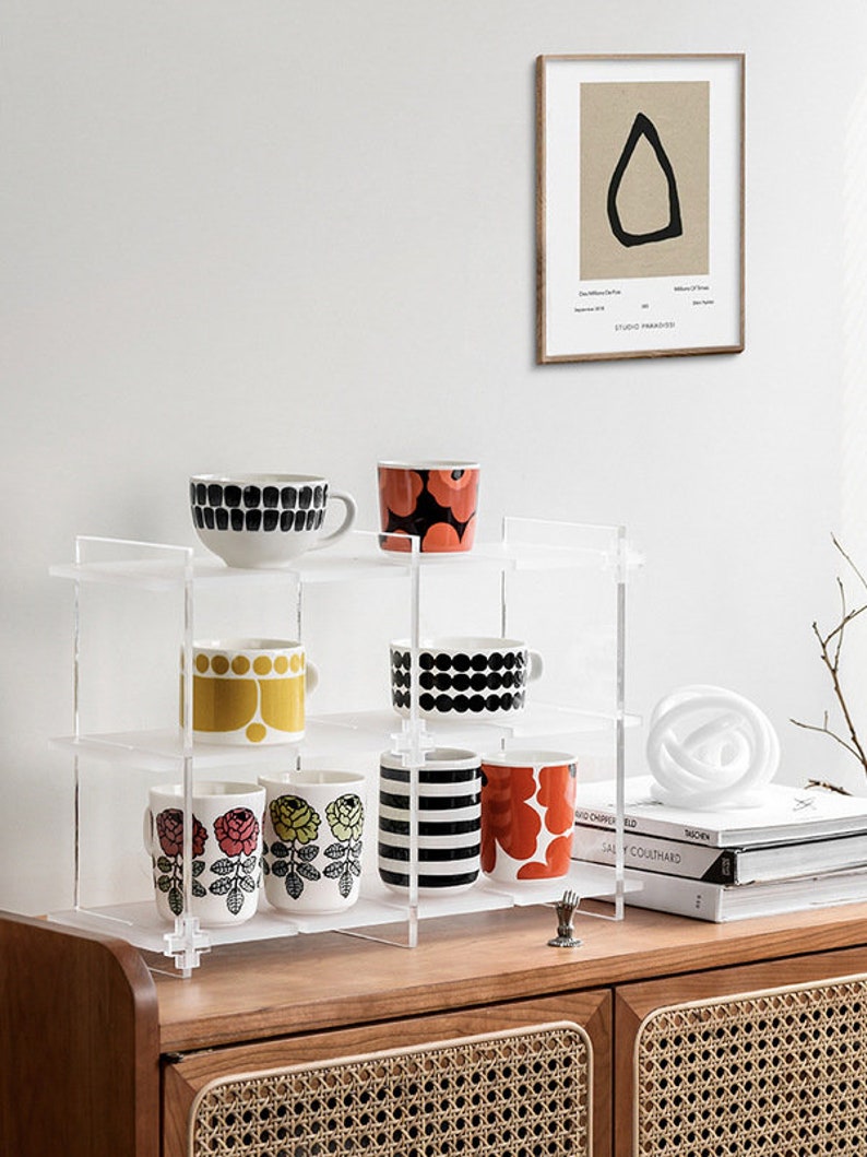 Multi Functional Acrylic Storage Rack Can Be Freely Combined Etsy