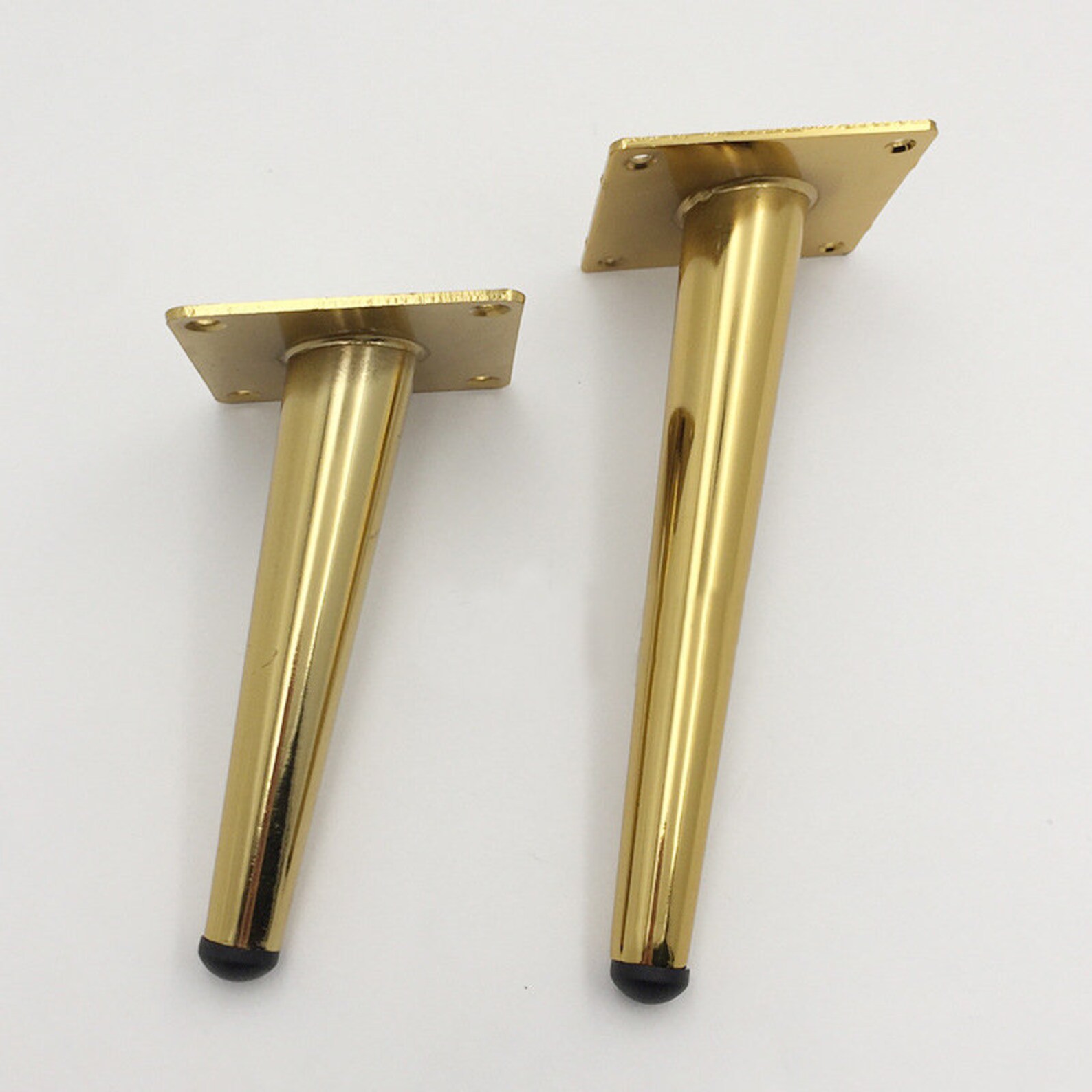 4pc Oblique Golden Metal Furniture Legs Sofa Legs Furniture Etsy