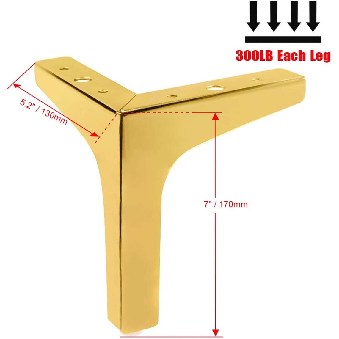 4pcs 7 Inch Furniture Legs Modern Style Furniture Sofa Legs Etsy