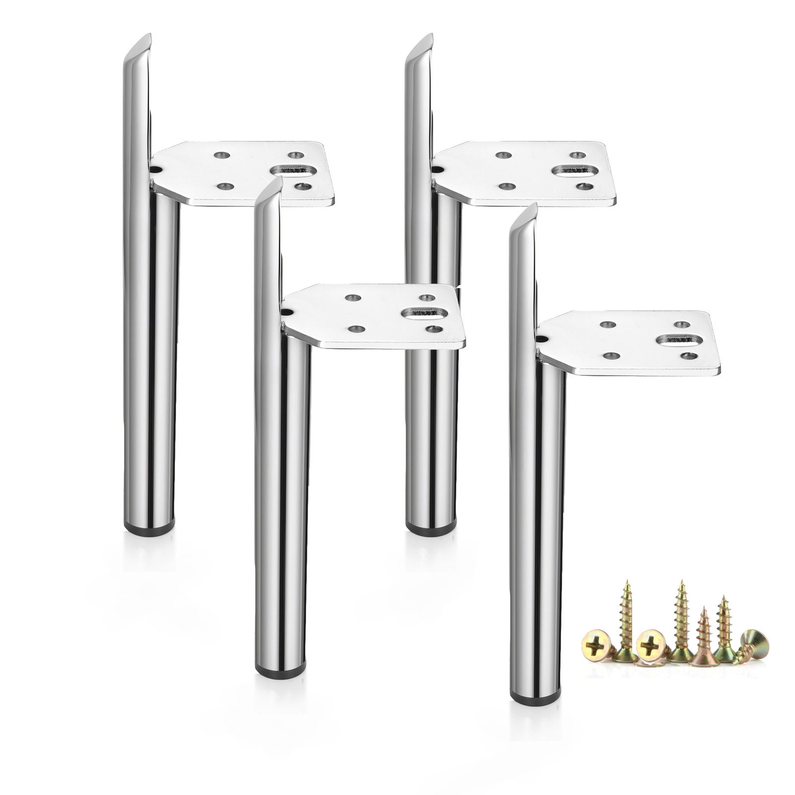 Silver Metal Furniture Legs Coffee Table Legs Feet Etsy