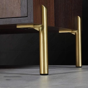 4pc 13cm 15cm 18cm 20cm Straight Golden Metal Furniture Feet, Sofa Foot, Gold tube  furniture legs metal,Replacement Furniture Holder