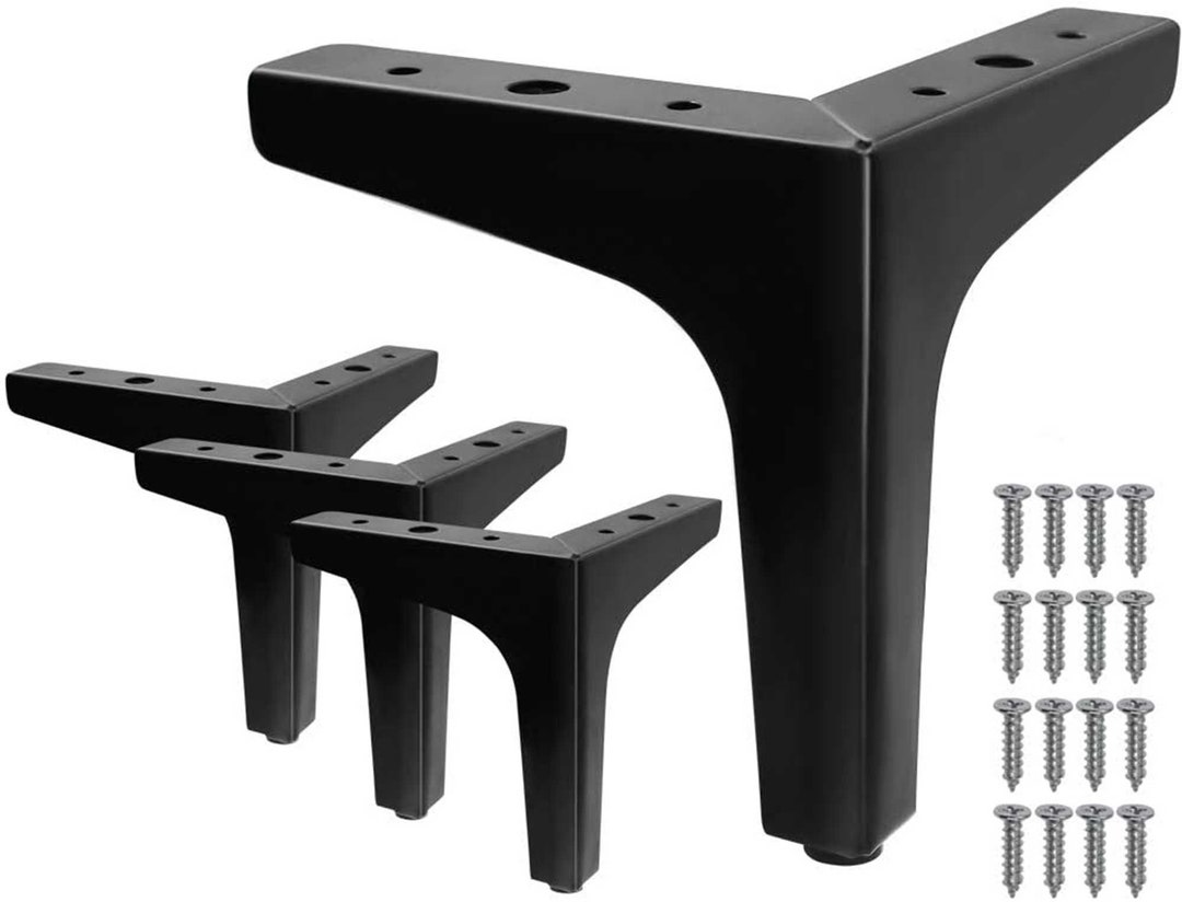 4pcs 6inch Furniture Legs, Modern Style Furniture Sofa Legs Metal