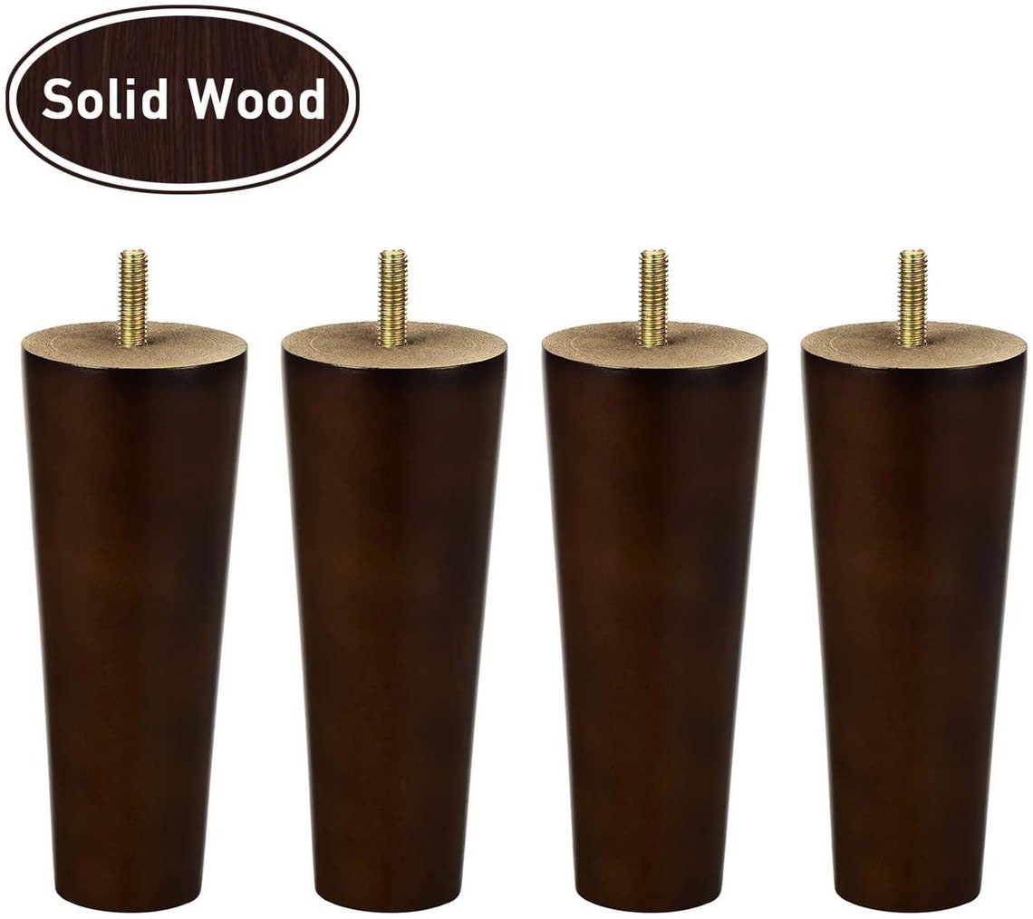 Wood Furniture Legs 6 Inch Furniture Leg Wood Sofa Legs Etsy