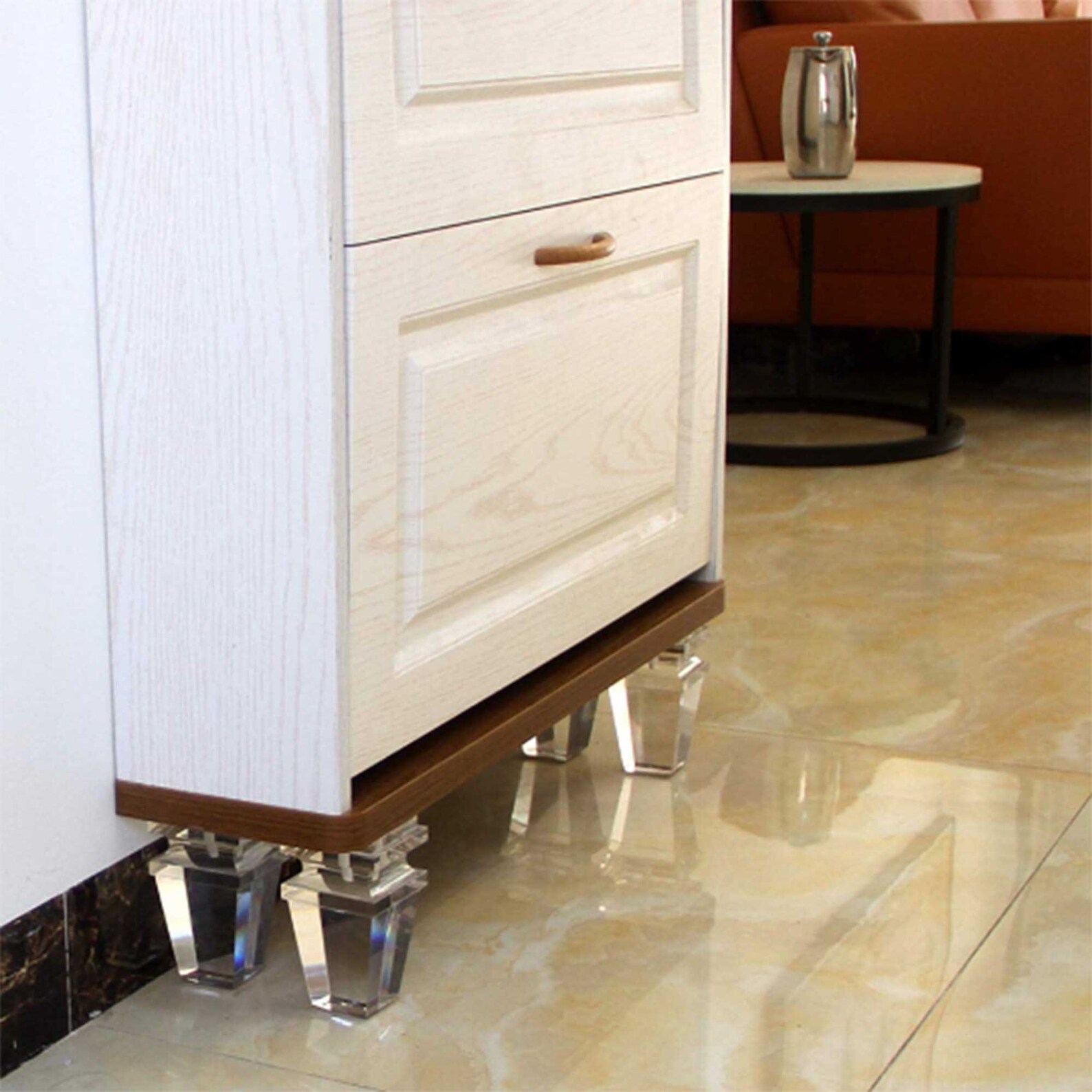 Acrylic Furniture Legs 5 Inch Clear Sofa Legs for Sofa Coffee Etsy