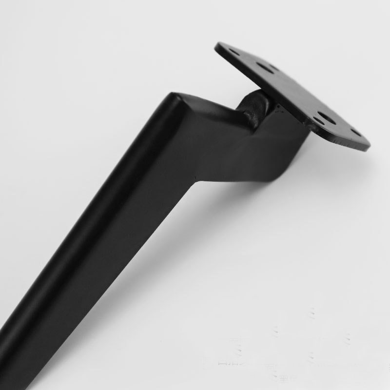 4pc Inclined Black Metal Furniture legs Straight Sofa foot Etsy