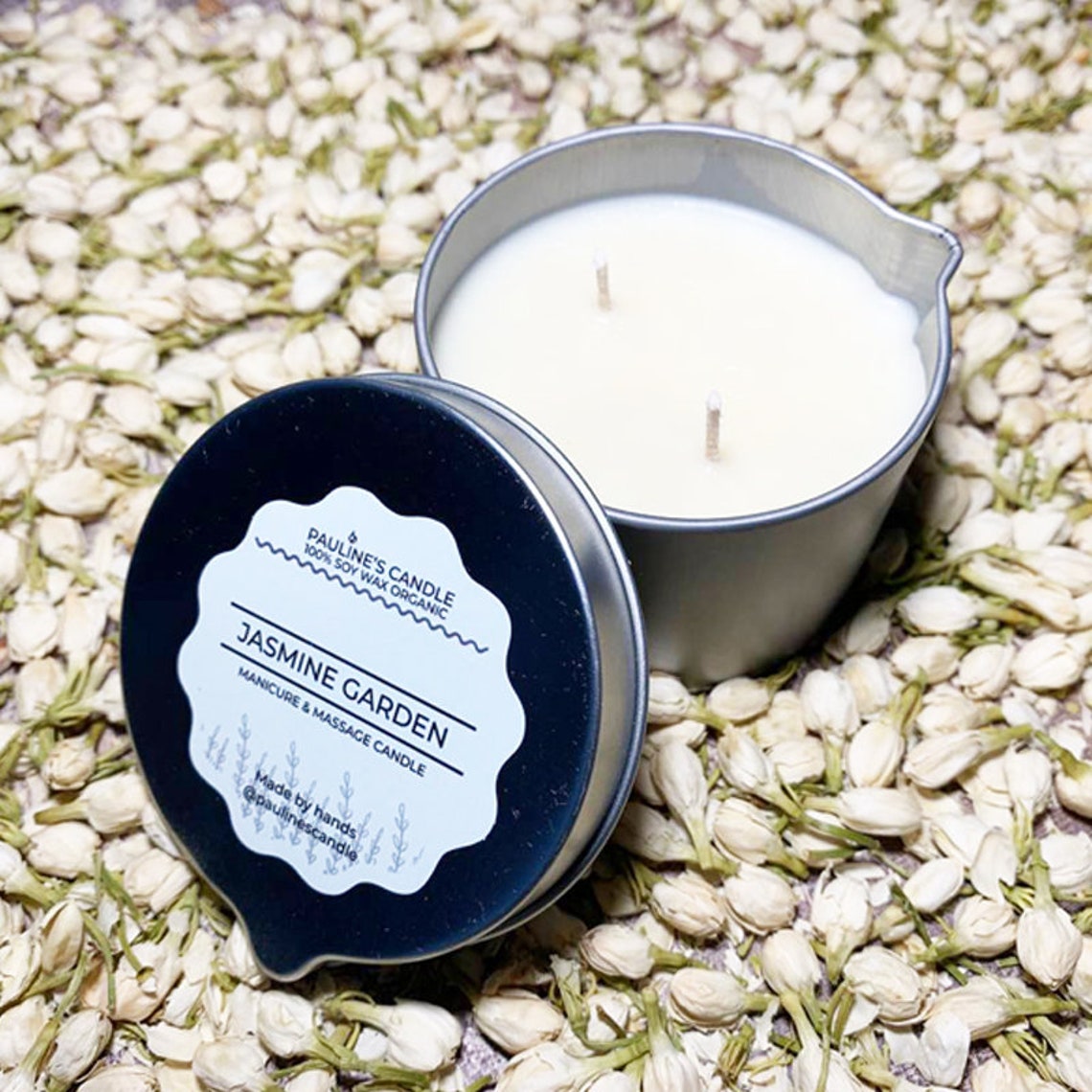 Organic soy wax massage candle. Cocoa coconut and shea Etsy