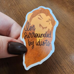 Scar, Villain Quotes - 3" Sticker