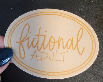 Fictional Adult - 3" Sticker