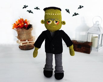 Handmade Frankenstein Toy | Halloween Frankenstein toy | Frankie soft toy