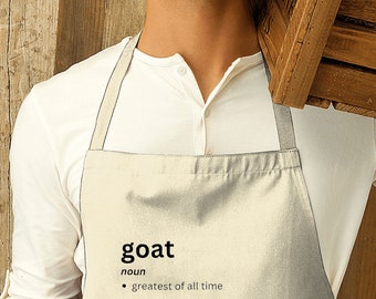 Goat - Unisex Apron Cotton Apron - Multiple colours available