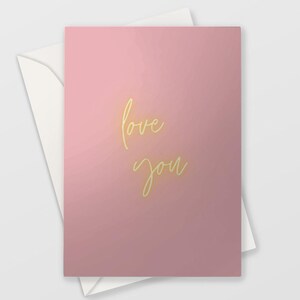 love you, romantische Valentijnsdagkaart, valentijnskaart voor haar, woorden van liefdeskaart, liefdeskaart