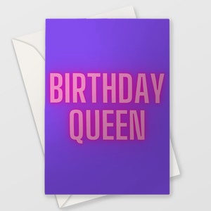 Biglietto di auguri di buon compleanno Regina