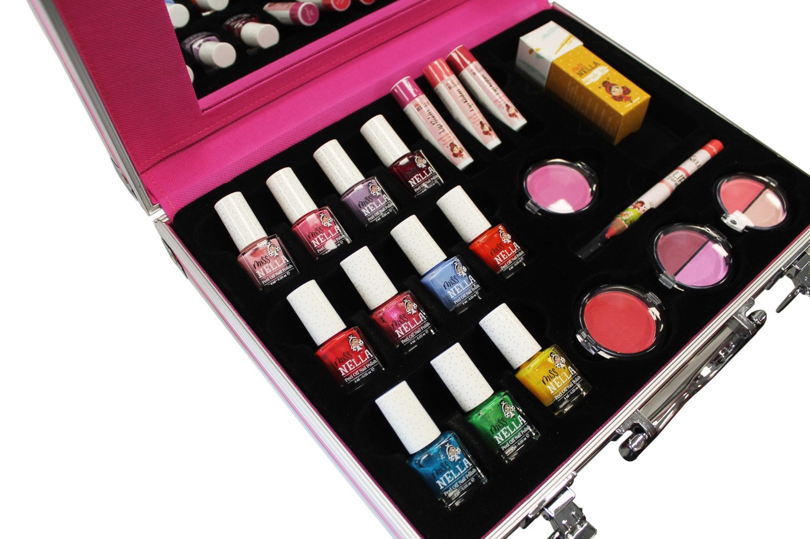 MISS NELLA complete pink SUITCASE Peel Off Non Toxic nail Etsy