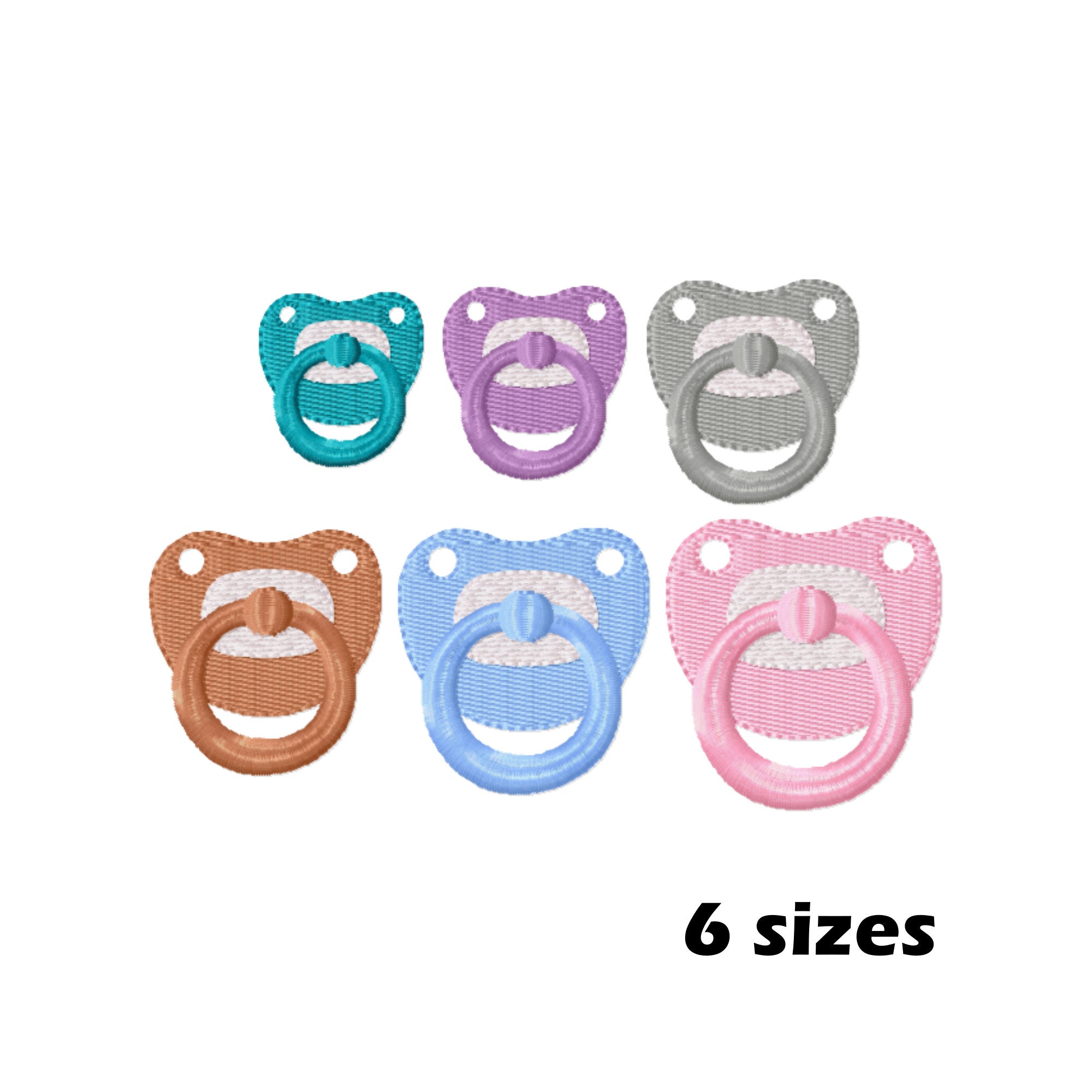 Sewing & Needlecraft Baby Pacifier Embroidery Design Machine Embroidery