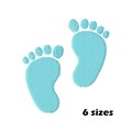 Mini Baby Feet Embroidery Designs, Instant Download - 6 Sizes
