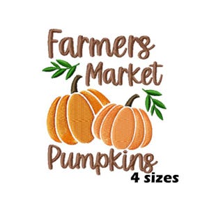 Jesienne wzory haftu „Dynie rolników”, do natychmiastowego pobrania – 4 rozmiary