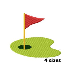 Golf Green Embroidery Designs, Instant Download - 4 Sizes
