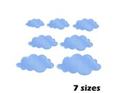 Cloud Machine Embroidery Design