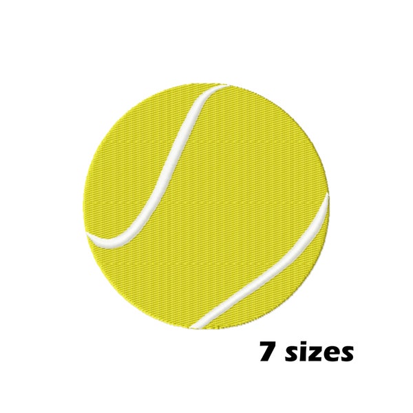 Tennis Ball Machine Embroidery Designs, Instant Download - 7 Sizes