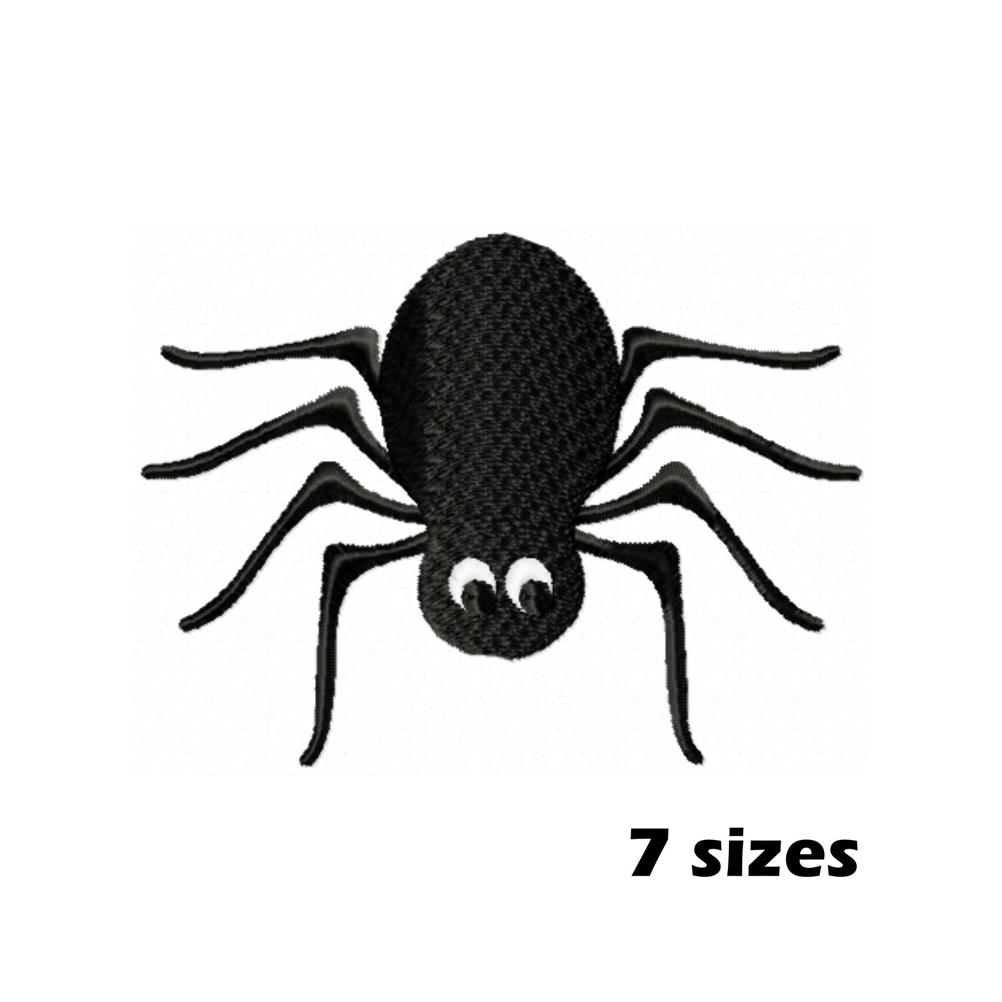 Spider Machine Embroidery Designs Instant Download 7 Sizes - Etsy