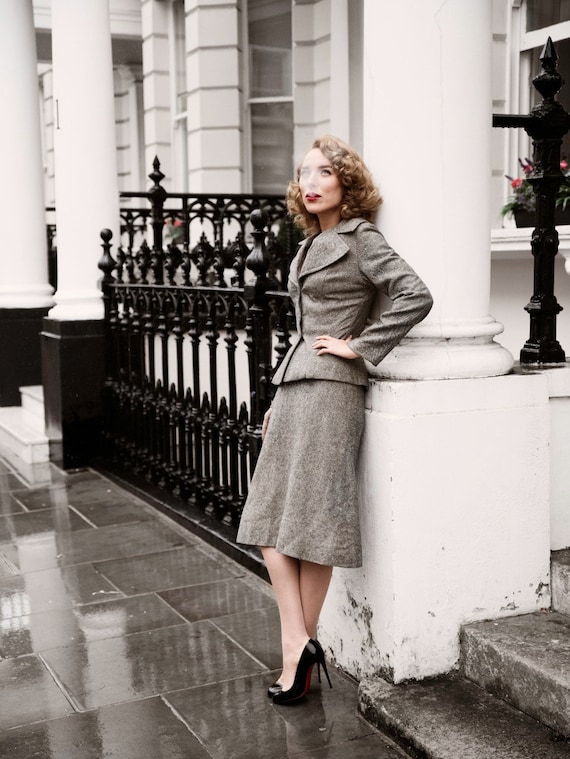 50’s tweed suit